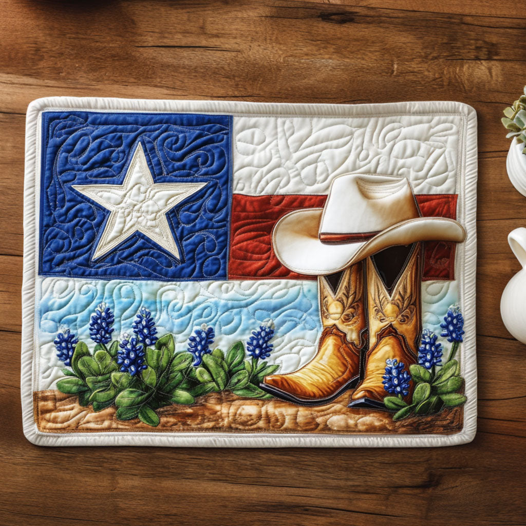 Cowboy Legacy Quilted Placemat House Decor Items Sunflower Gifts For Women