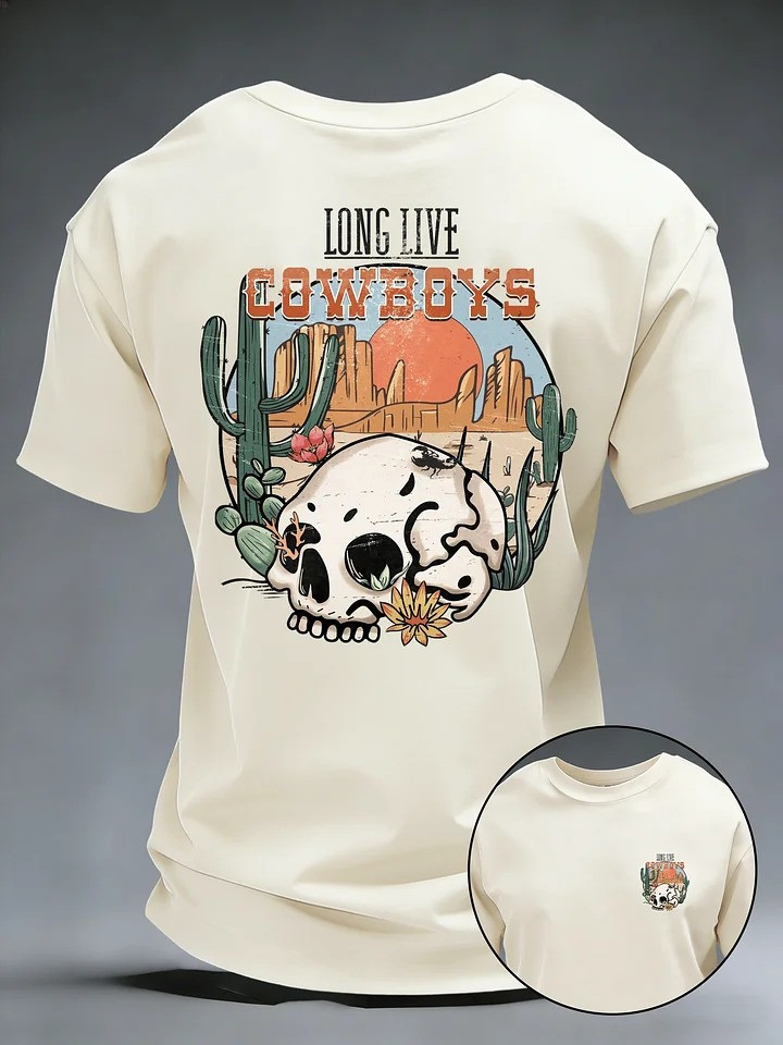 Cowboy Skull T Shirt Western Rodeo Spirit Gift For Houston Texas Fans