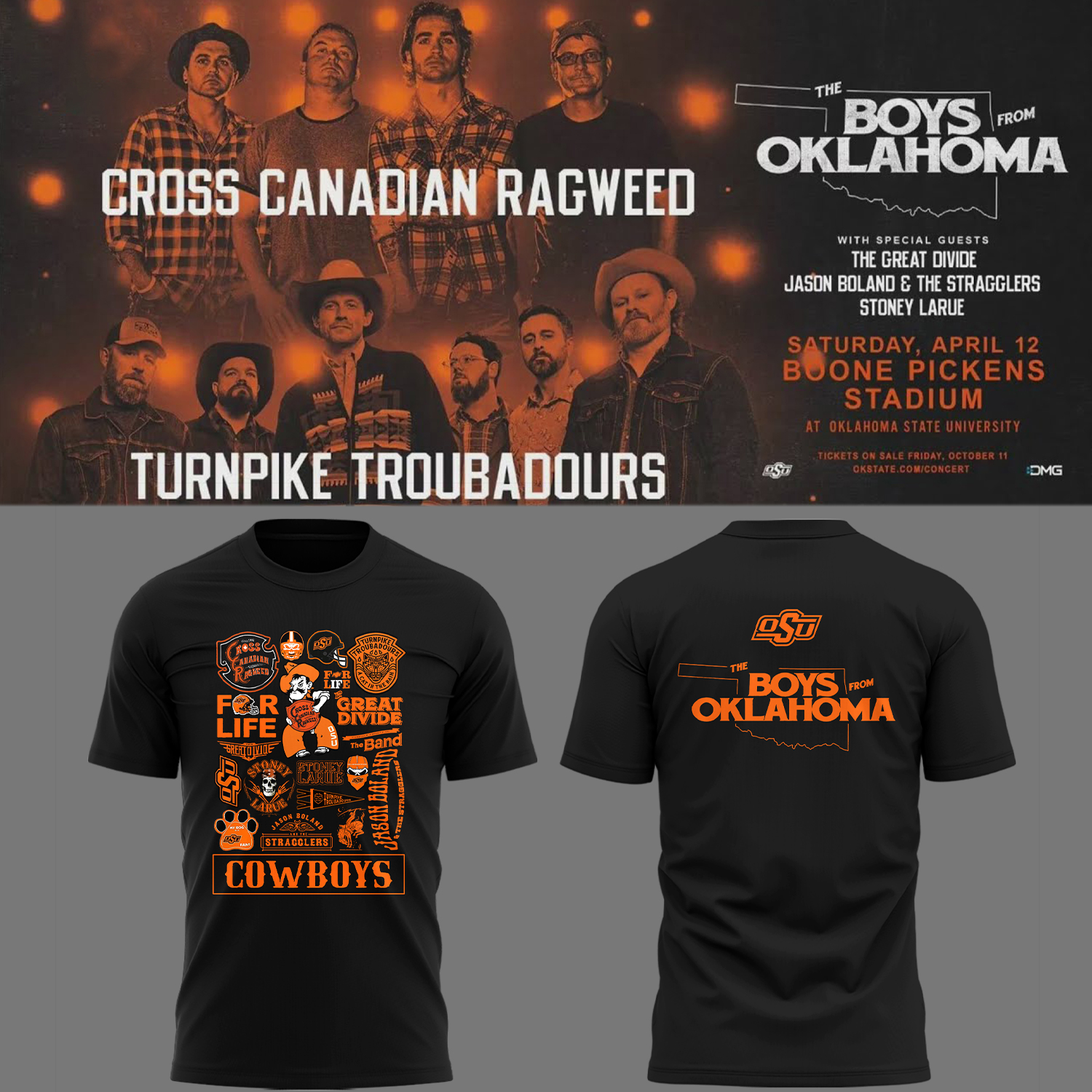Cowboys The Boys From Oklahoma T-Shirt Best Gifts For Fans