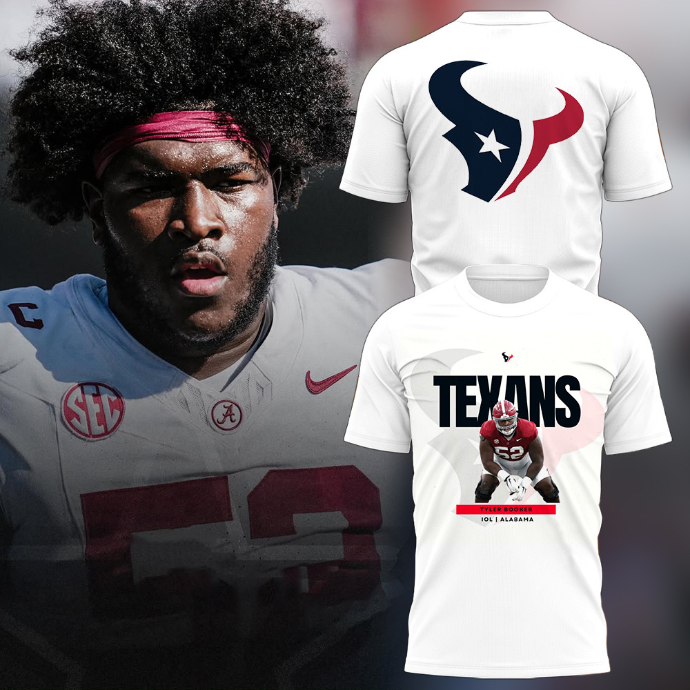 Cowboys Tyler Booker 2025 NFL T-Shirt Football Gifts For Men
