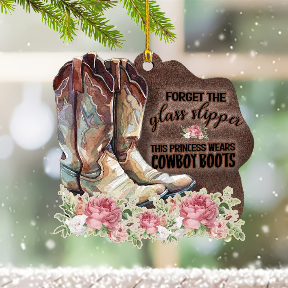 Cowgirl Boot Ornament 2024 Forget The Glass Slipper This Princess Wear Cowboy Boots