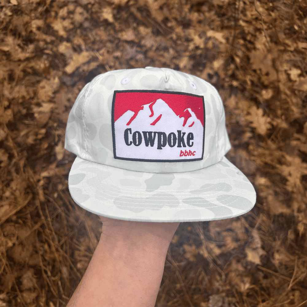 Cowpoke Camo White Snapback Hat Gift for Husband Western Style Outdoor Cap Cowpoke Camo White Snapback Hat Gift for Husband Western Style Outdoor Cap