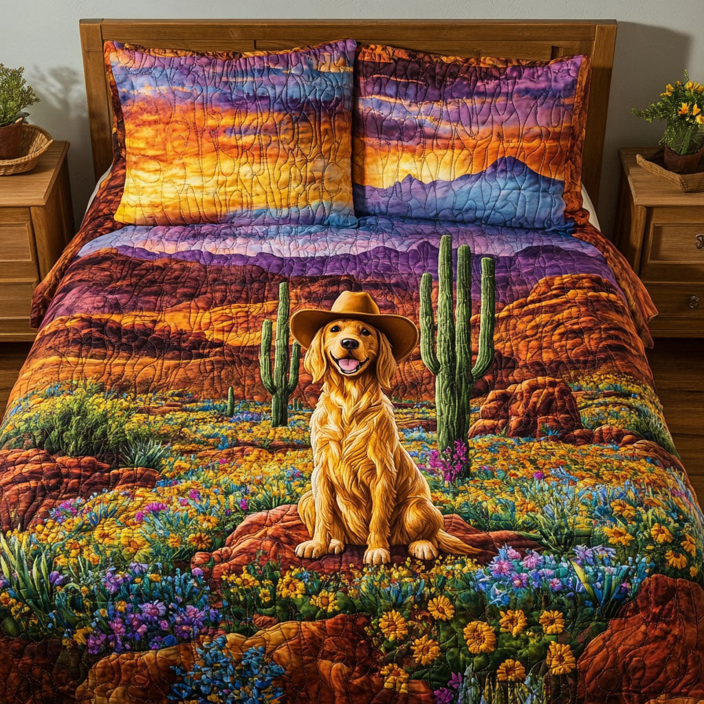 Cowpoke Cuddles Quilted Bedding Set Trendy Bedding Merch for Modern Homes
