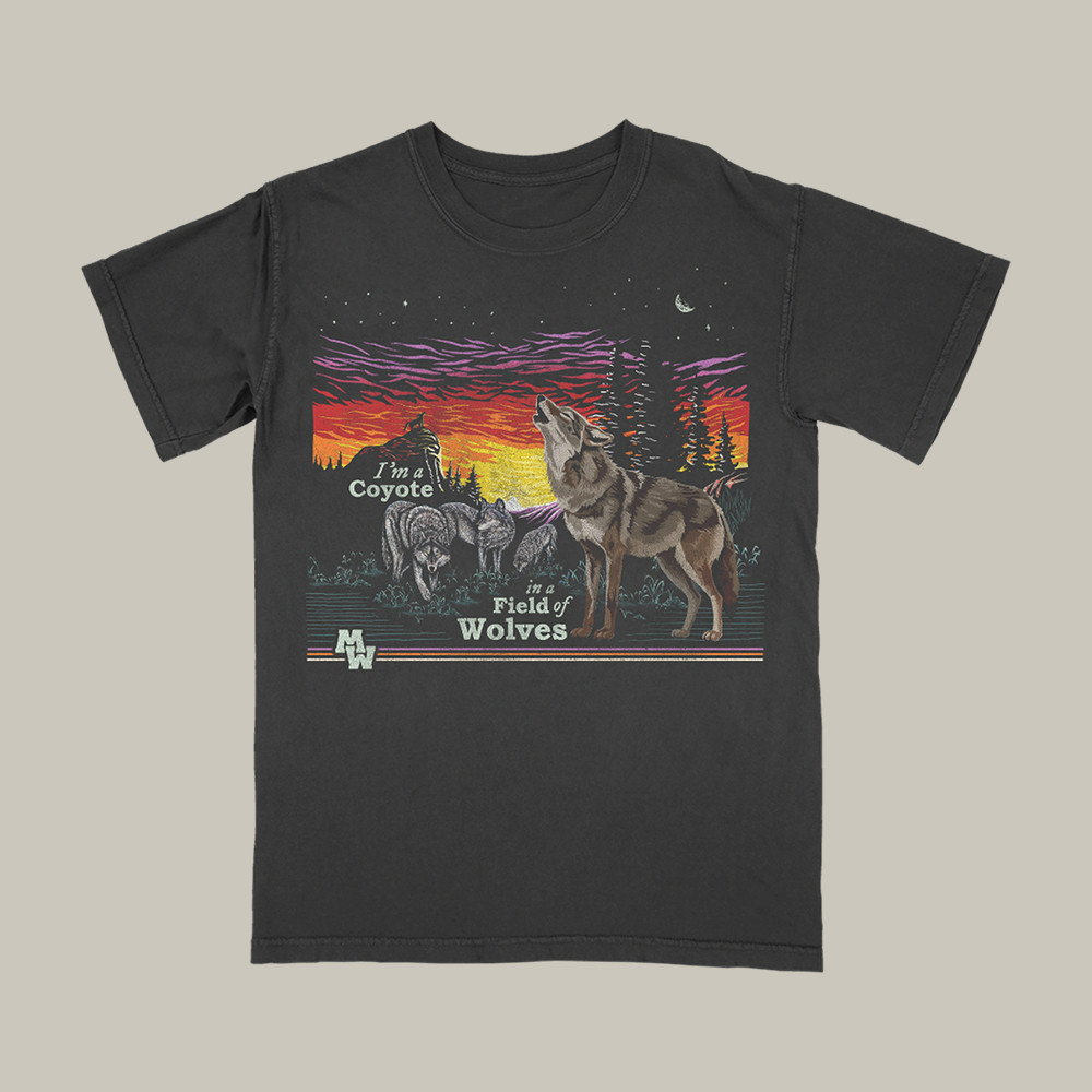 Coyote In A Field Of Wolves Morgan Wallen T-Shirt Morgan Wallen 2026 Tour Merch Gift For Him