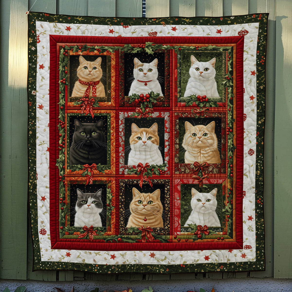 Cozy Cat Quilted Blanket Best Gifts For Cat Lovers