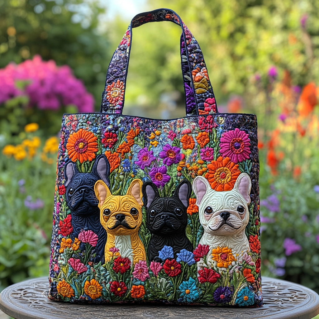 Cozy Chic Pup Quilted Tote Bag Xmas Presents For Dog Owners