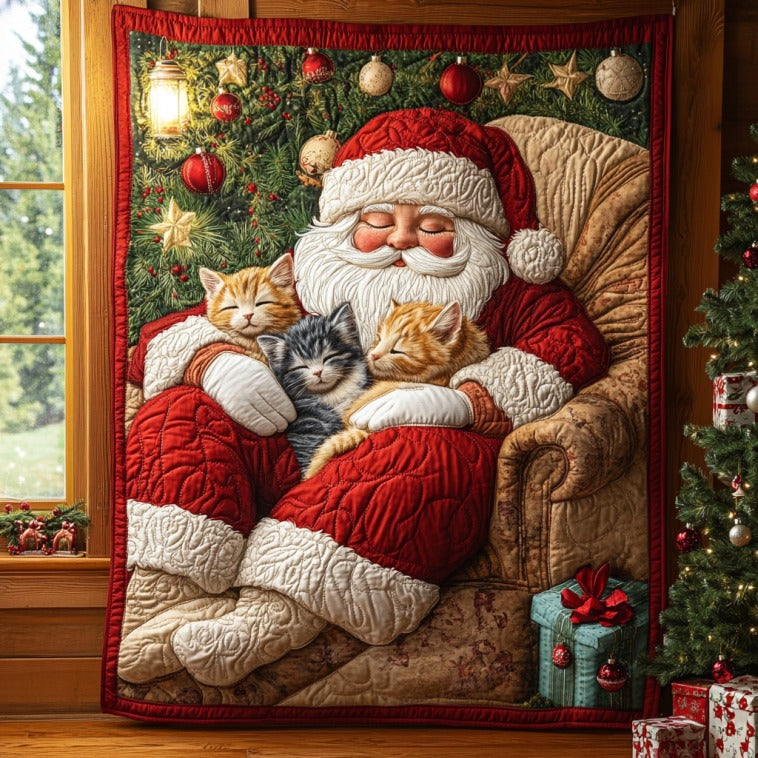 Cozy Christmas Quilt Perfect Housewarming Gift with Quilt Blanket