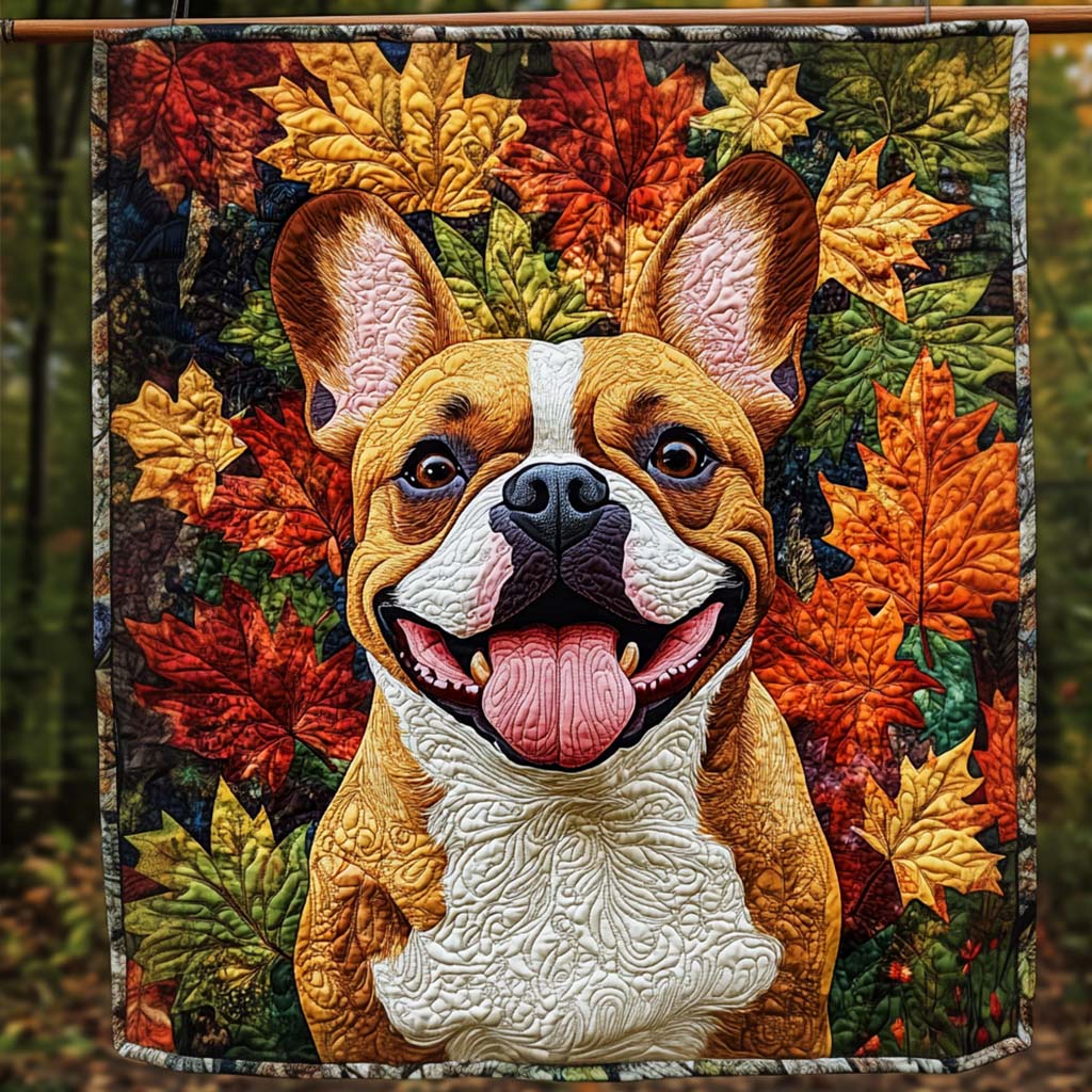 Cozy Frenchie Quilted Blanket Gifts For French Bulldog Owners