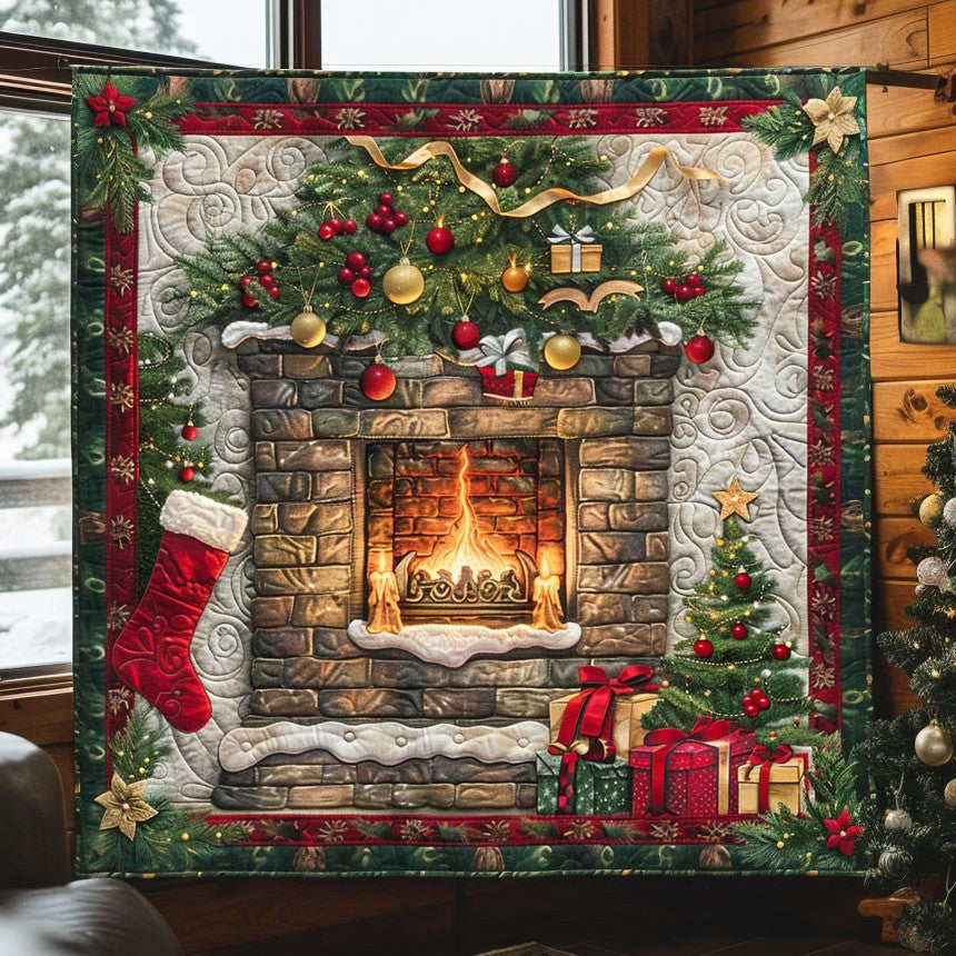 Cozy Glow Quilt Charming Quilt Blanket Gift for Festive Spirit