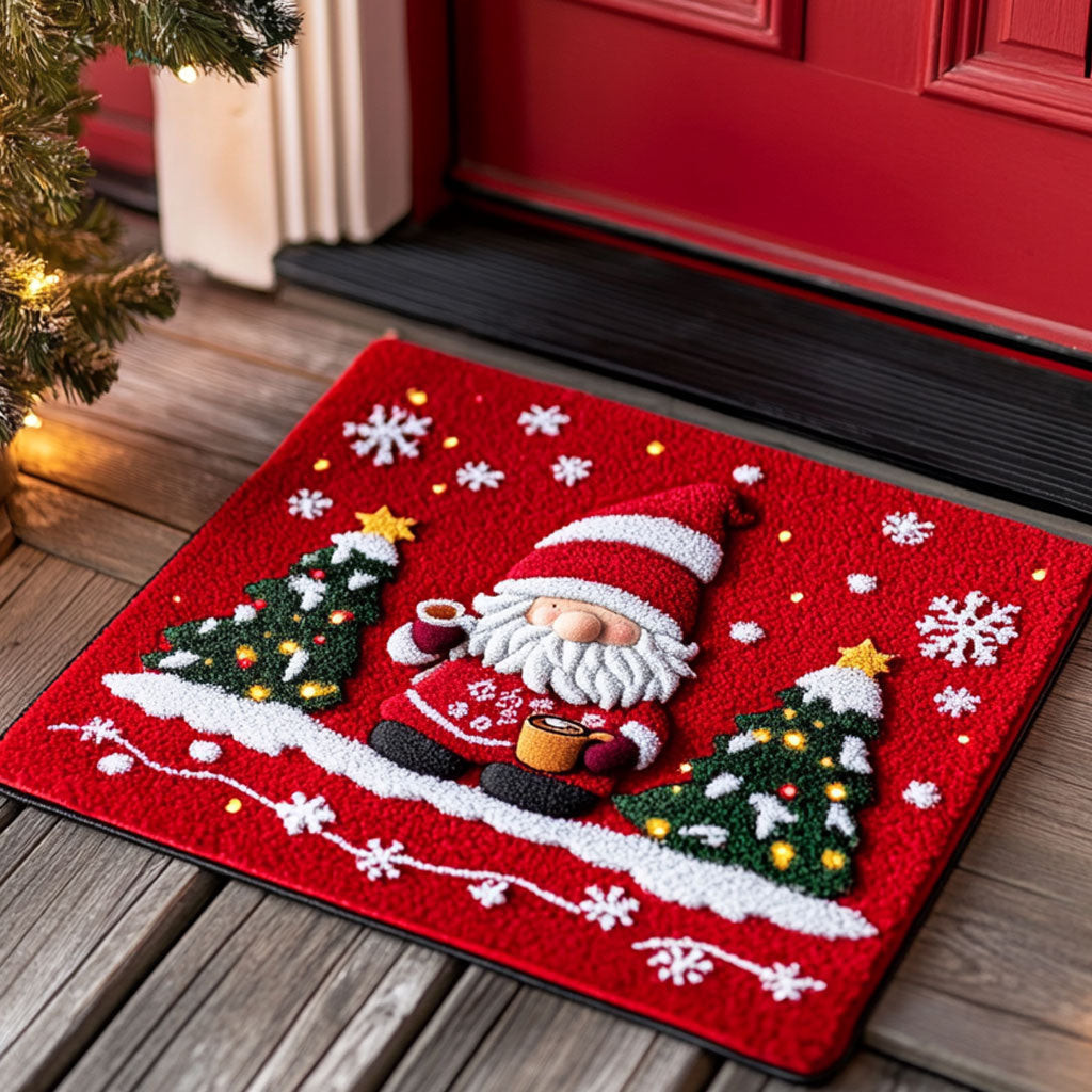 Cozy Gnome Doormat Best Gift For Friends and Family on Christmas Day