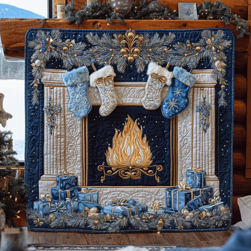 Cozy Hearth Quilt Blanket Queen Size Blanket Christmas Gift Ideas For Siblings