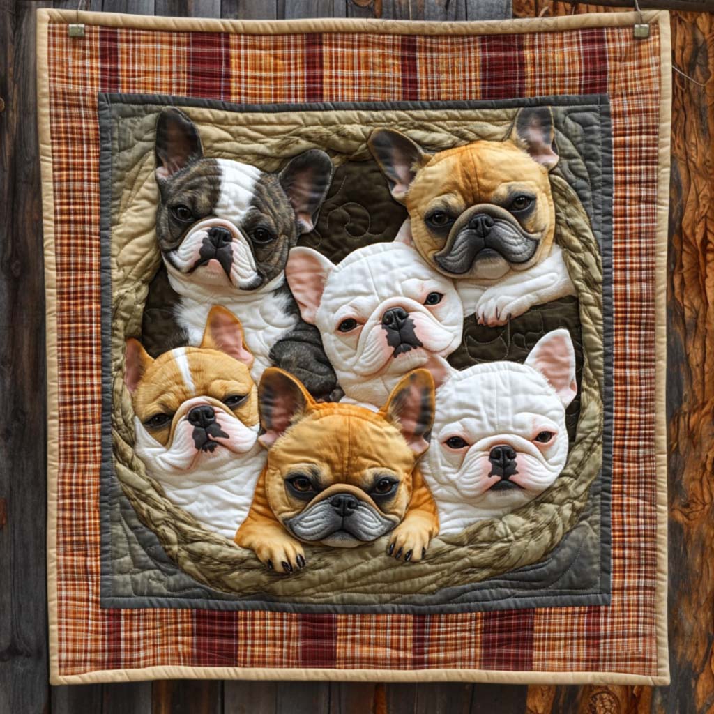 Cozy Nest Quilted Blanket Gifts For French Bulldog Owners