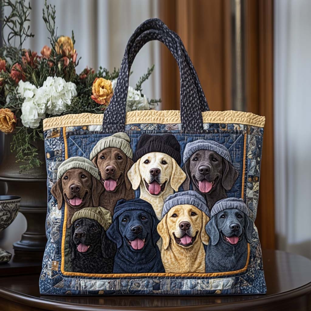 Cozy Pack Quilted Tote Bag Uniique Presents For Dog Lovers