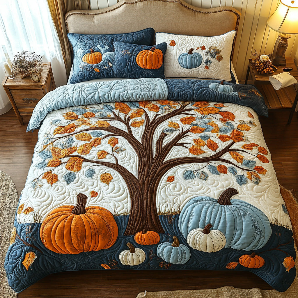 Cozy Patch Quilted Bedding Set Bed Decorations Autumn Presents