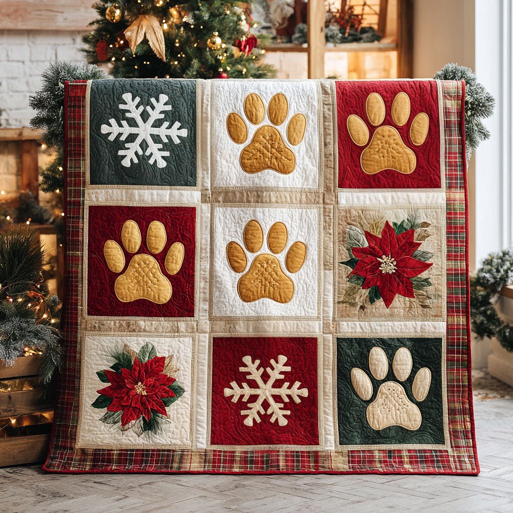 Cozy Paw Quilt Blanket Gifts For Brother And Sister In Law Christmas