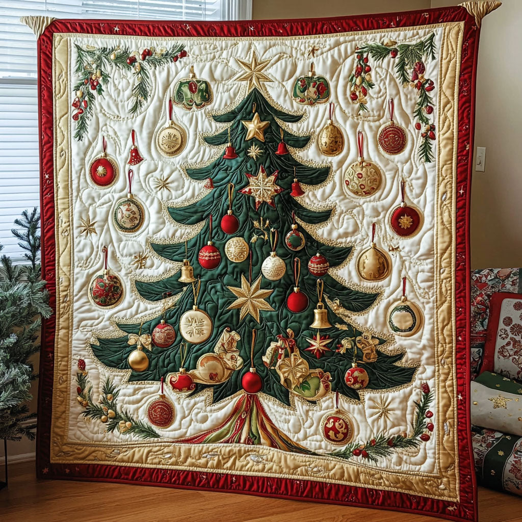 Cozy Pine Quilt Lightweight Quilt Blanket for Year-Round Comfort