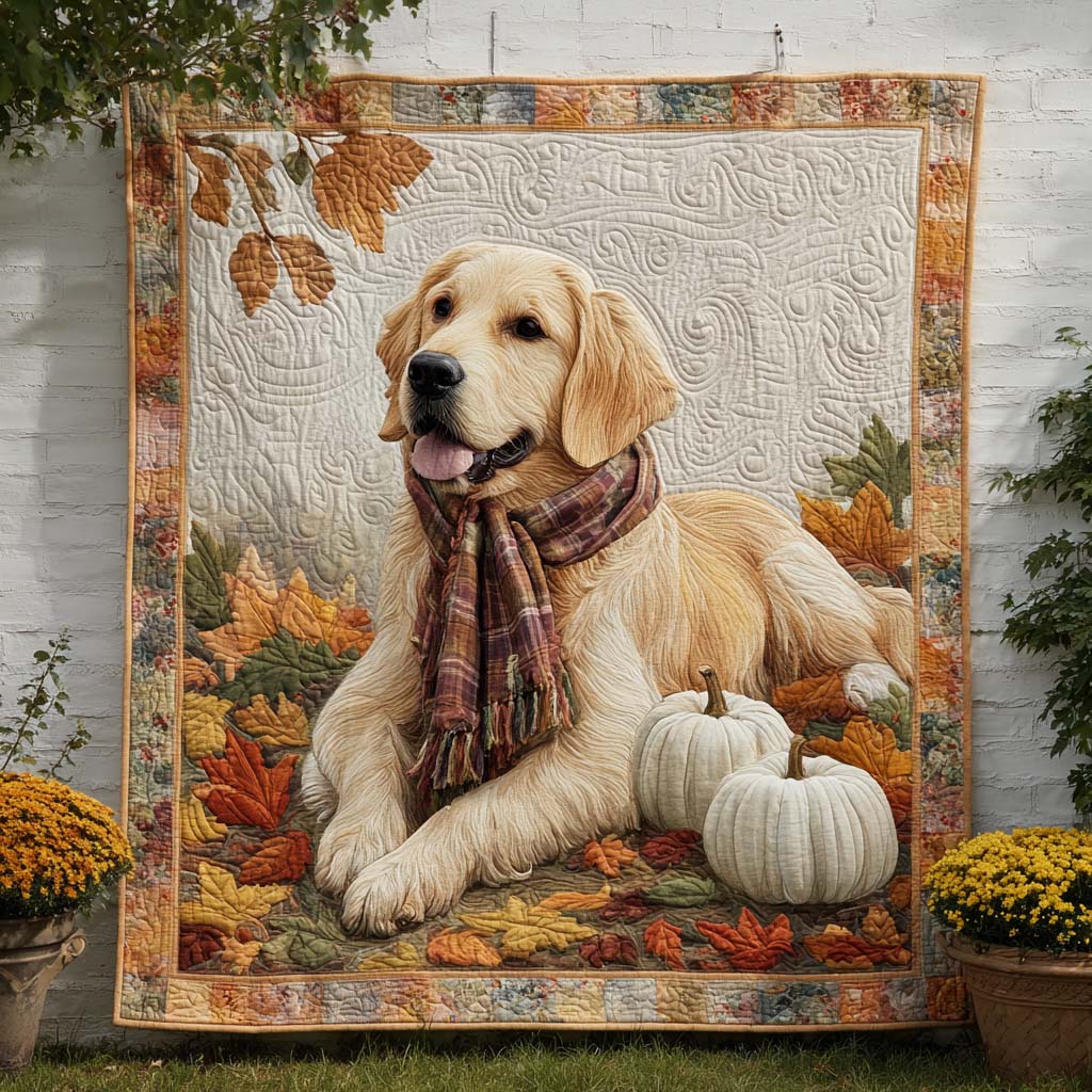 Cozy Pup Quilted Blanket Fall Theme Blanket Presents For Chicken Owners