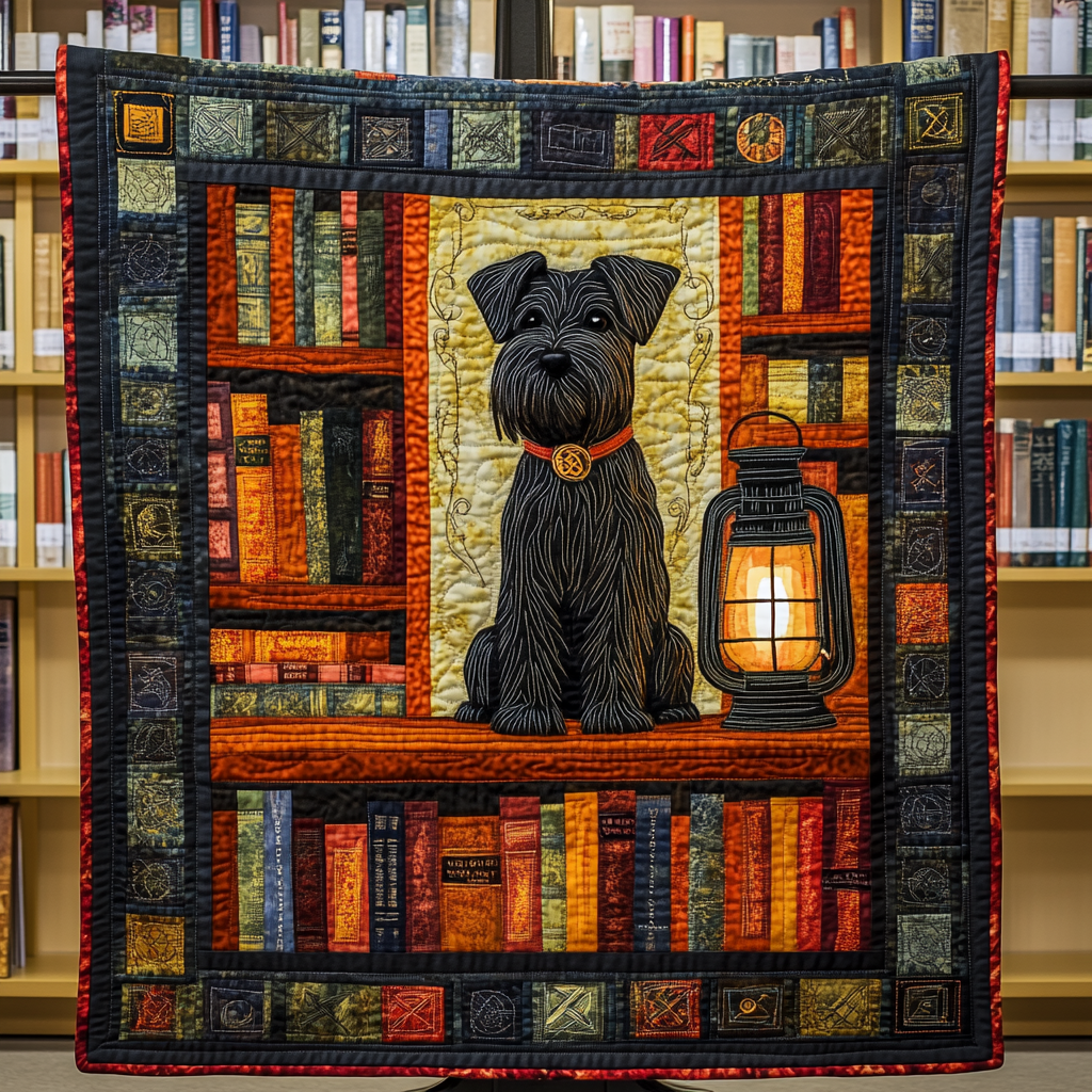 Cozy Scottie Chronicles Quilted Blanket Presents For Dog Lovers
