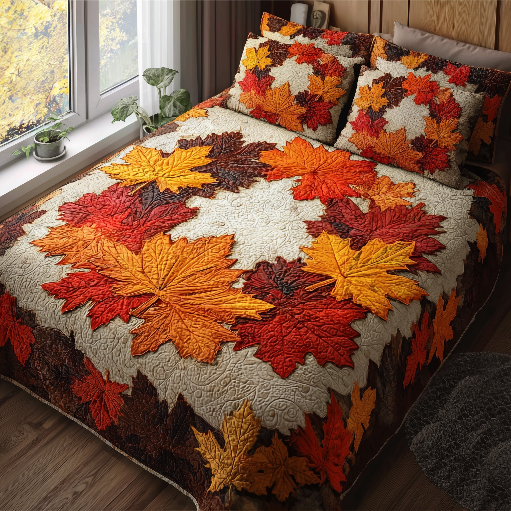 Cozy Season Quilted Bedding Set For Family