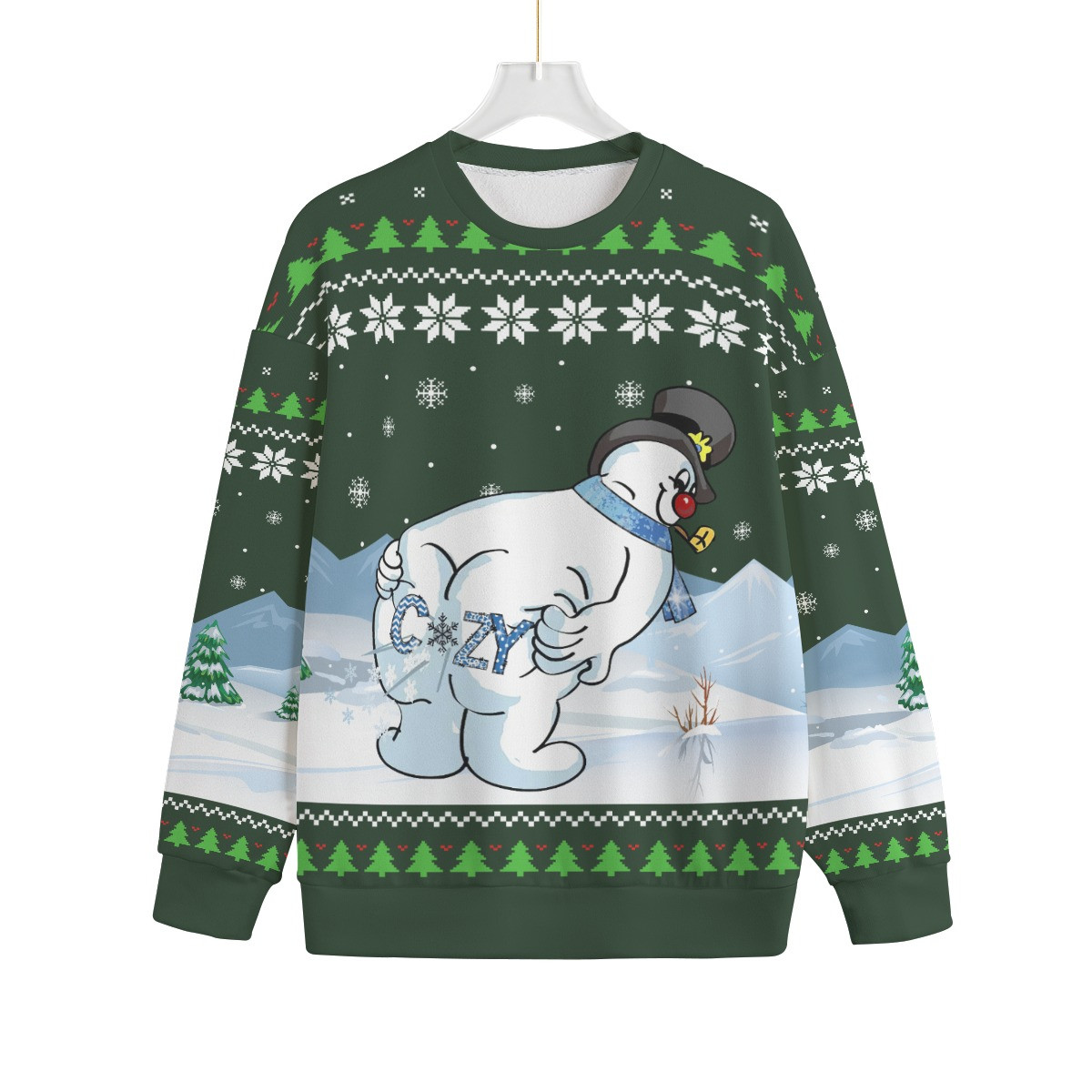 Cozy Snowman Plus Size Ugly Christmas Sweater Trending Christmas Merch Gift 2025 Collection