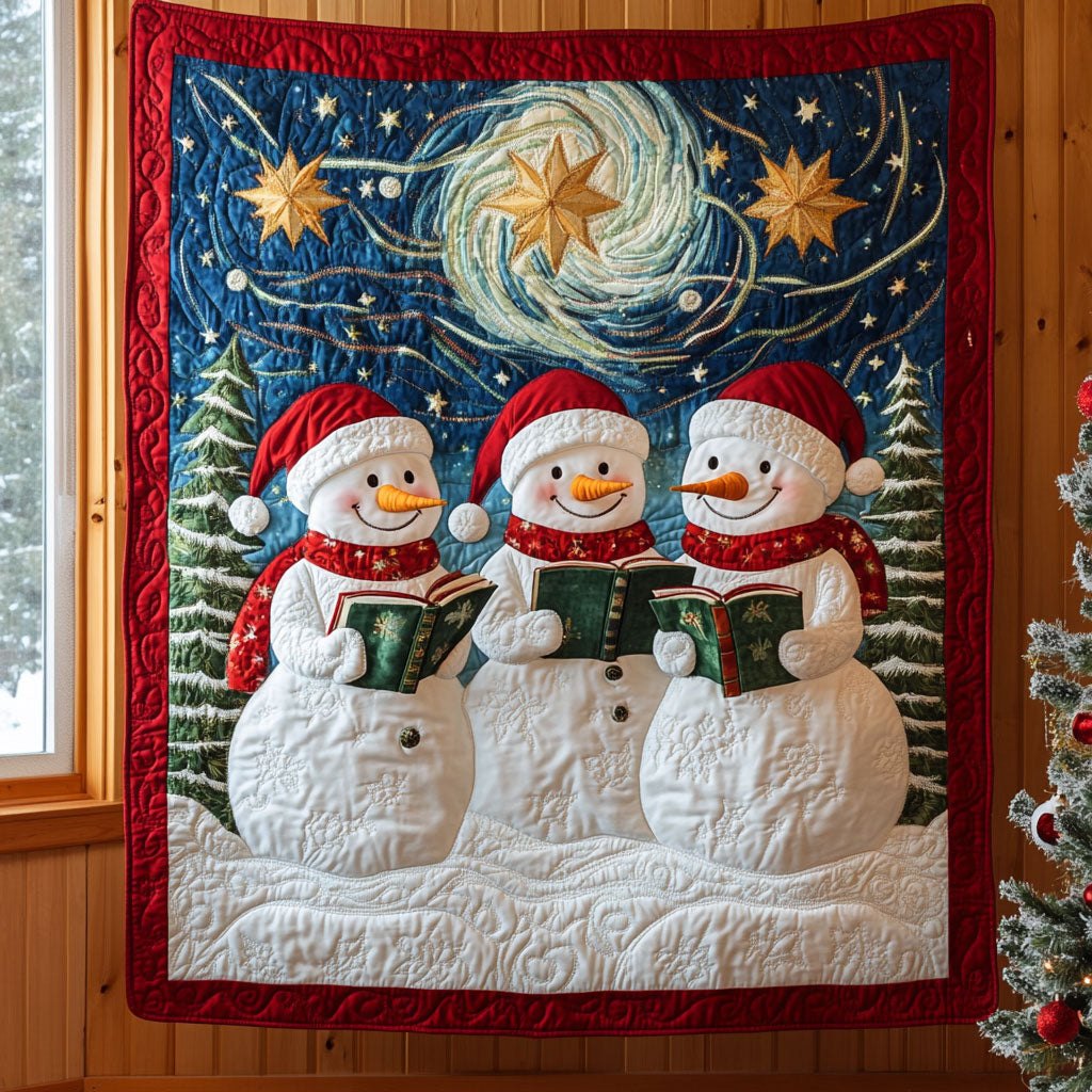 Cozy Snowmen Quilt Blanket Christmas Throws Best Presents For Teenage Guys