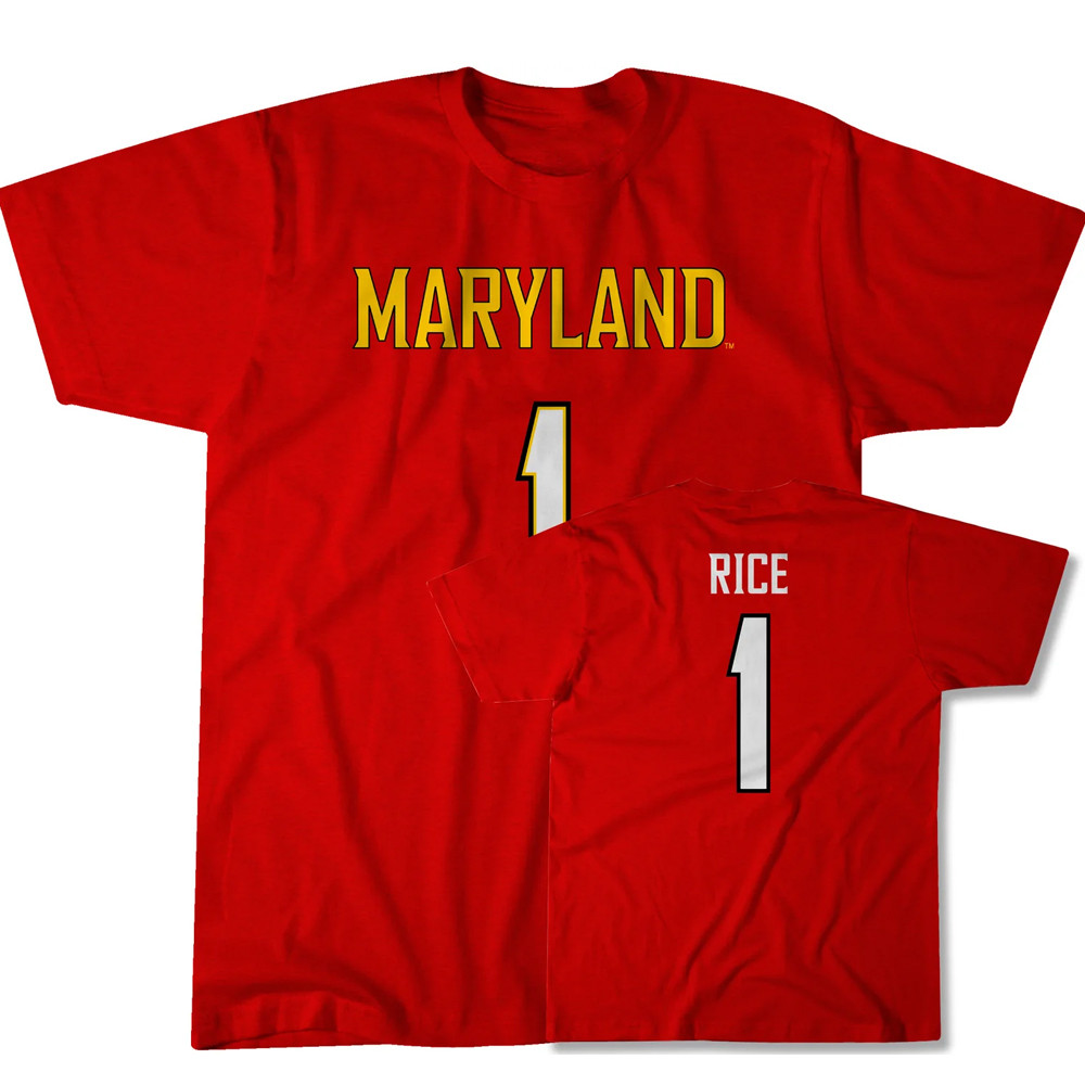 Crab Five T-Shirt Rodney Rice Number 1 The Crab 5 Shirt Maryland Basketball Fans Gifts