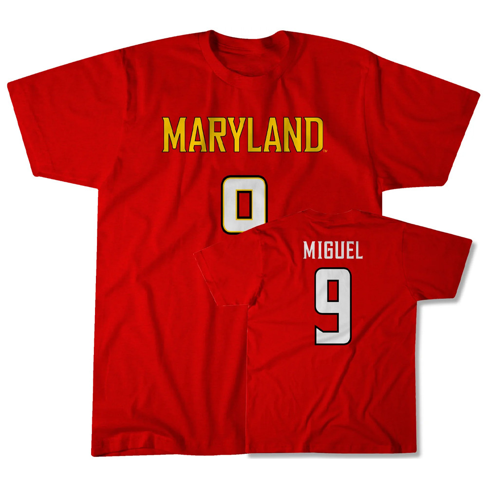 Crab Five T-Shirt Selton Miguel Number 9 The Crab 5 Shirt Maryland Basketball Fans Gifts