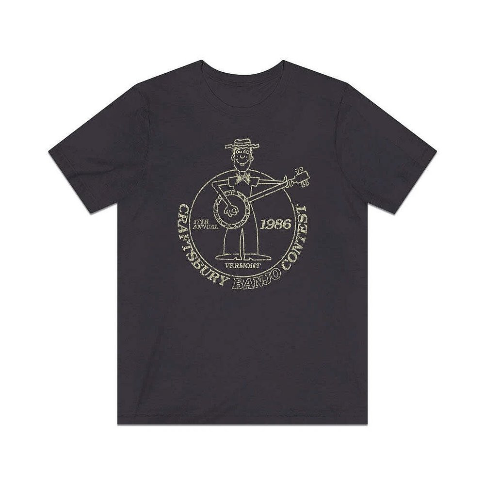 Craftsbury Banjo Contest 1986 Vintage T-Shirt Birthday Ideas For Husband