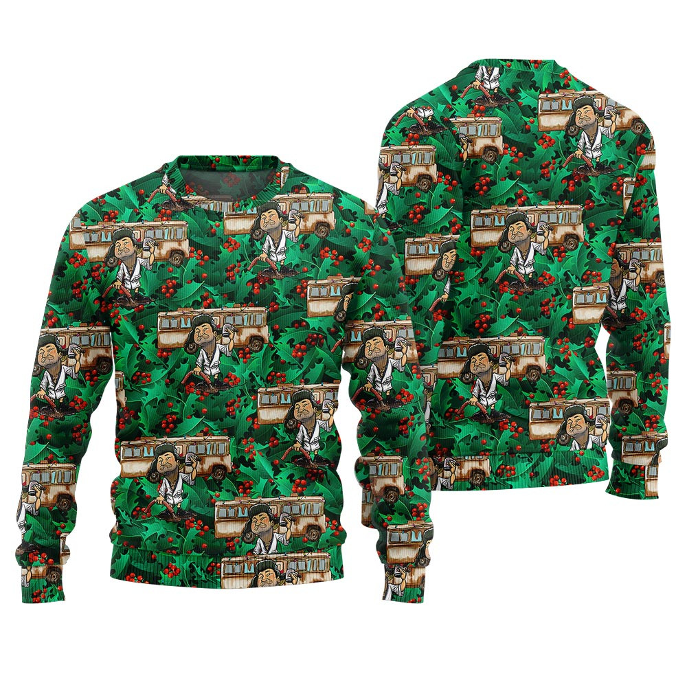 Crazy Cousin Eddie National Lampoon Ugly Christmas Sweater Personalized Christmas Sweatshirt Gift for Family