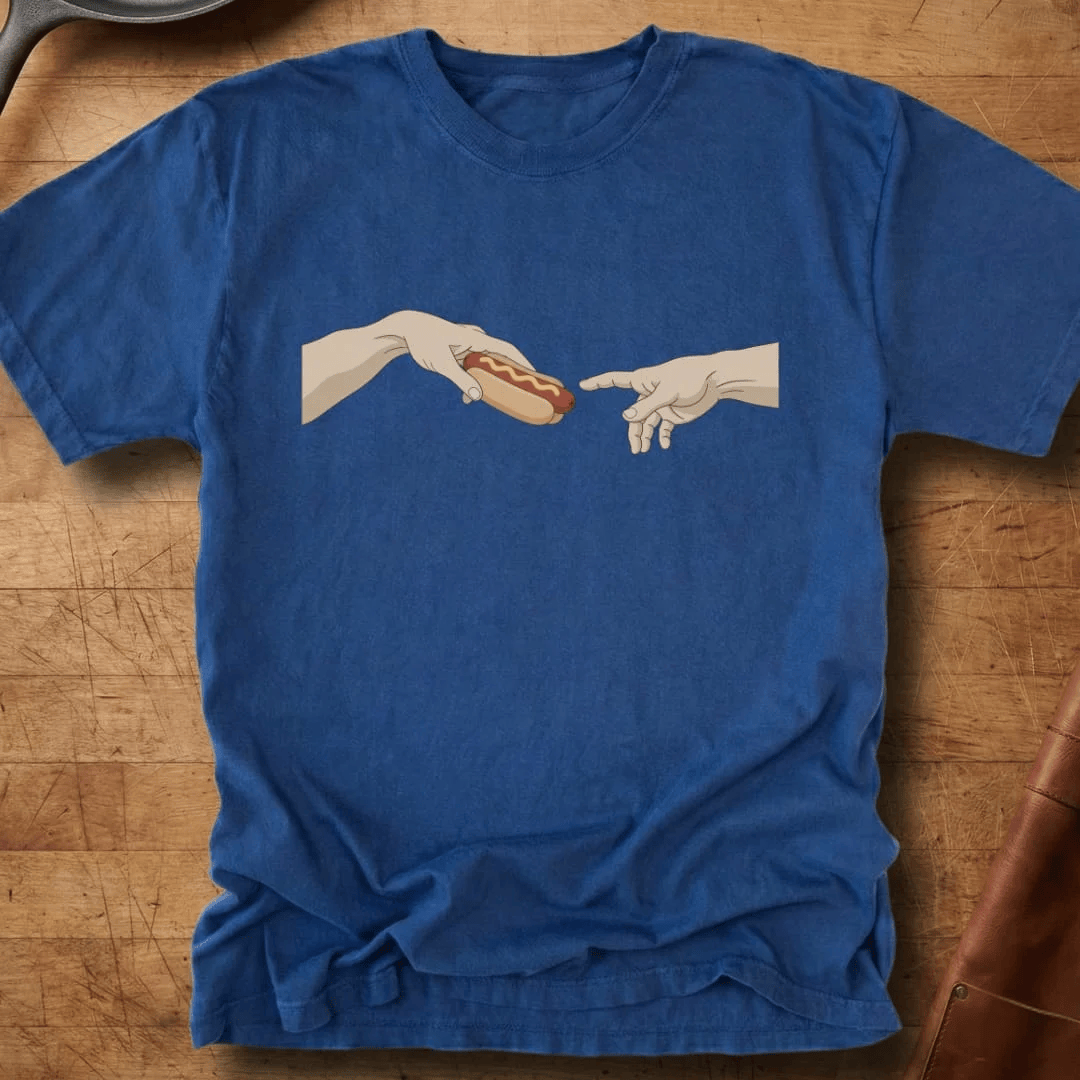 Creation Of Hot Dog T-Shirt Hands Reaching For Hot Dog Merch Gifts For Bestie