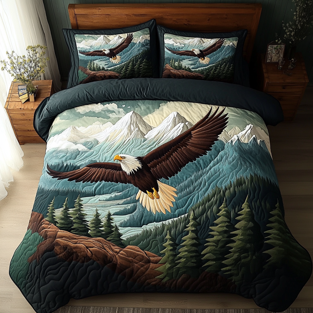 Creature Comfort Quilted Bedding Set Christmas Duvet Sets Gift For Wildlife Lovers