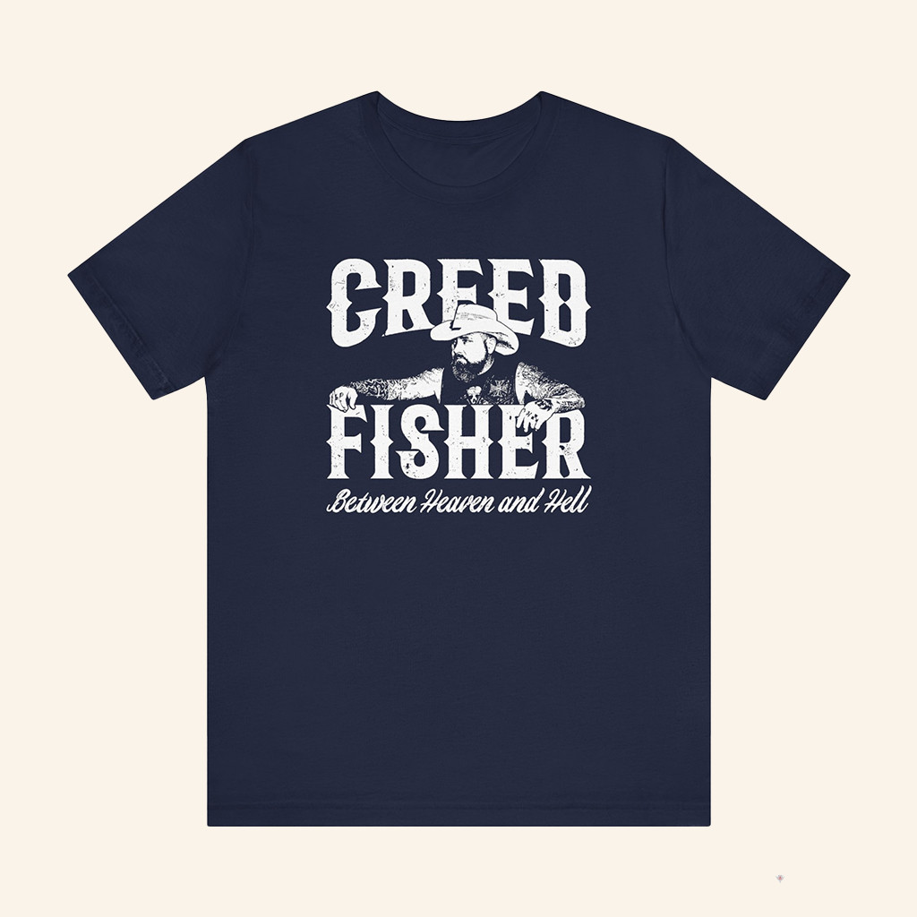 Creed Fisher Between Heaven And Hell T-Shirt Creed Fisher Merch Presents For Music Lovers