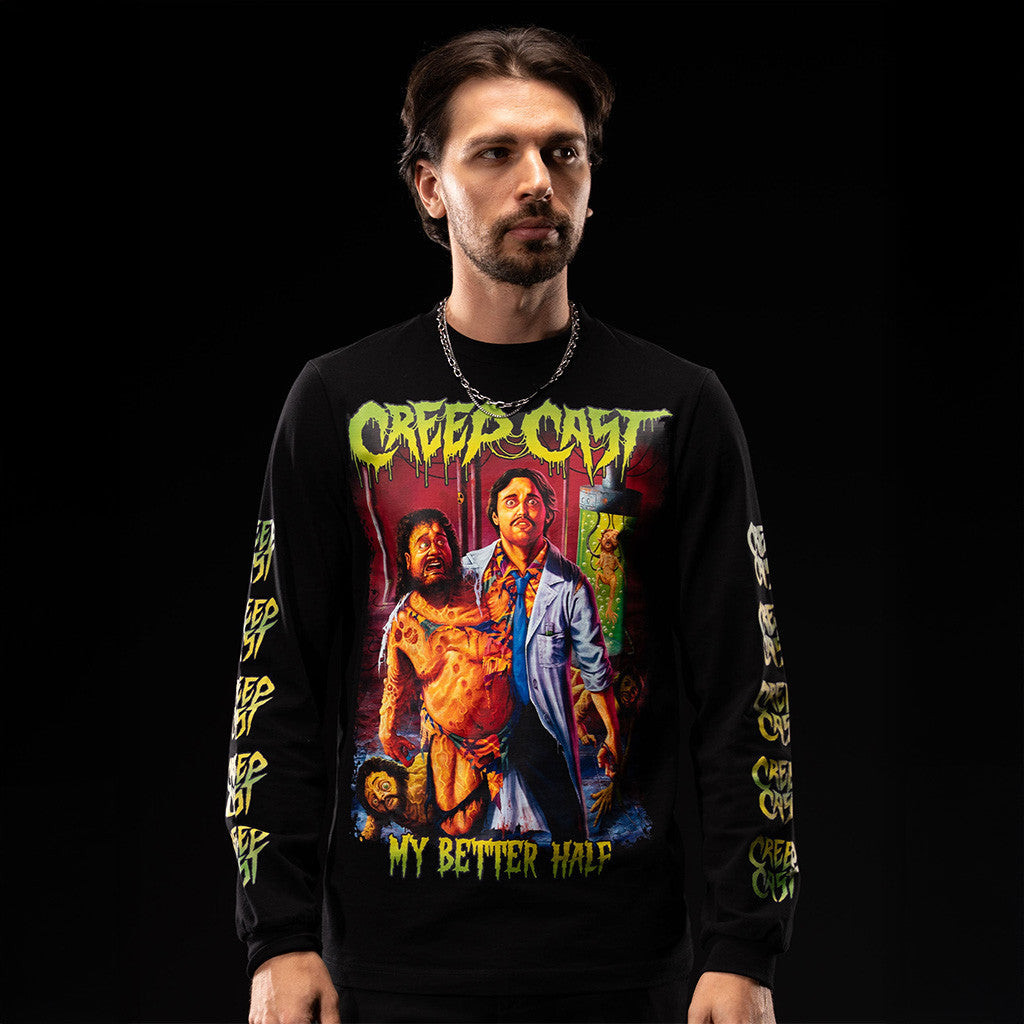 Creep Cast Merch CreepCast My Better Half Long Sleeve Shirt Gifts For Husband Creep Cast Merch CreepCast My Better Half Long Sleeve Shirt Gifts For Husband