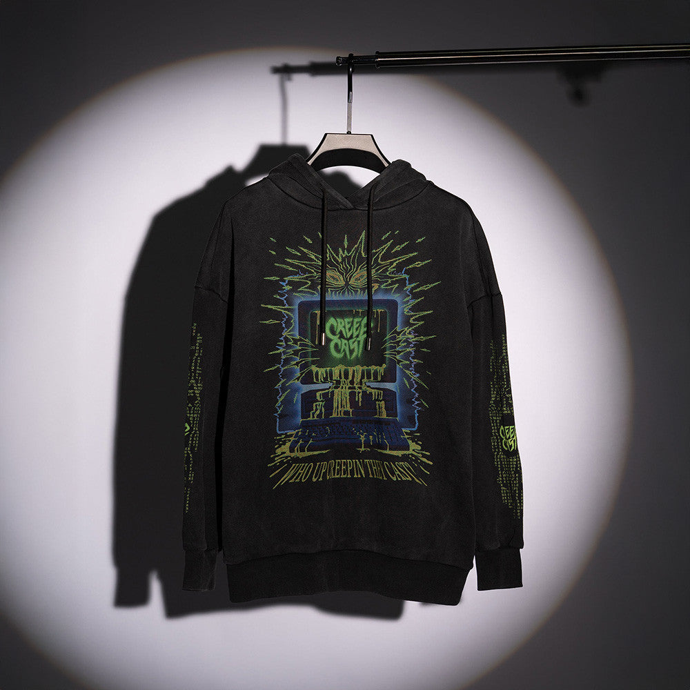 Creepcast Merch Hoodie Creep Cast Hoodie Who Up Creepin Birthday Gift for Husband Creepcast Merch Hoodie Creep Cast Hoodie Who Up Creepin Birthday Gift for Husband