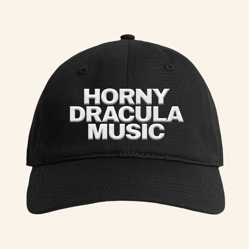 Creeper Cult Merch Horny Dracula Music Embroidered Hat Presents For Music Lovers