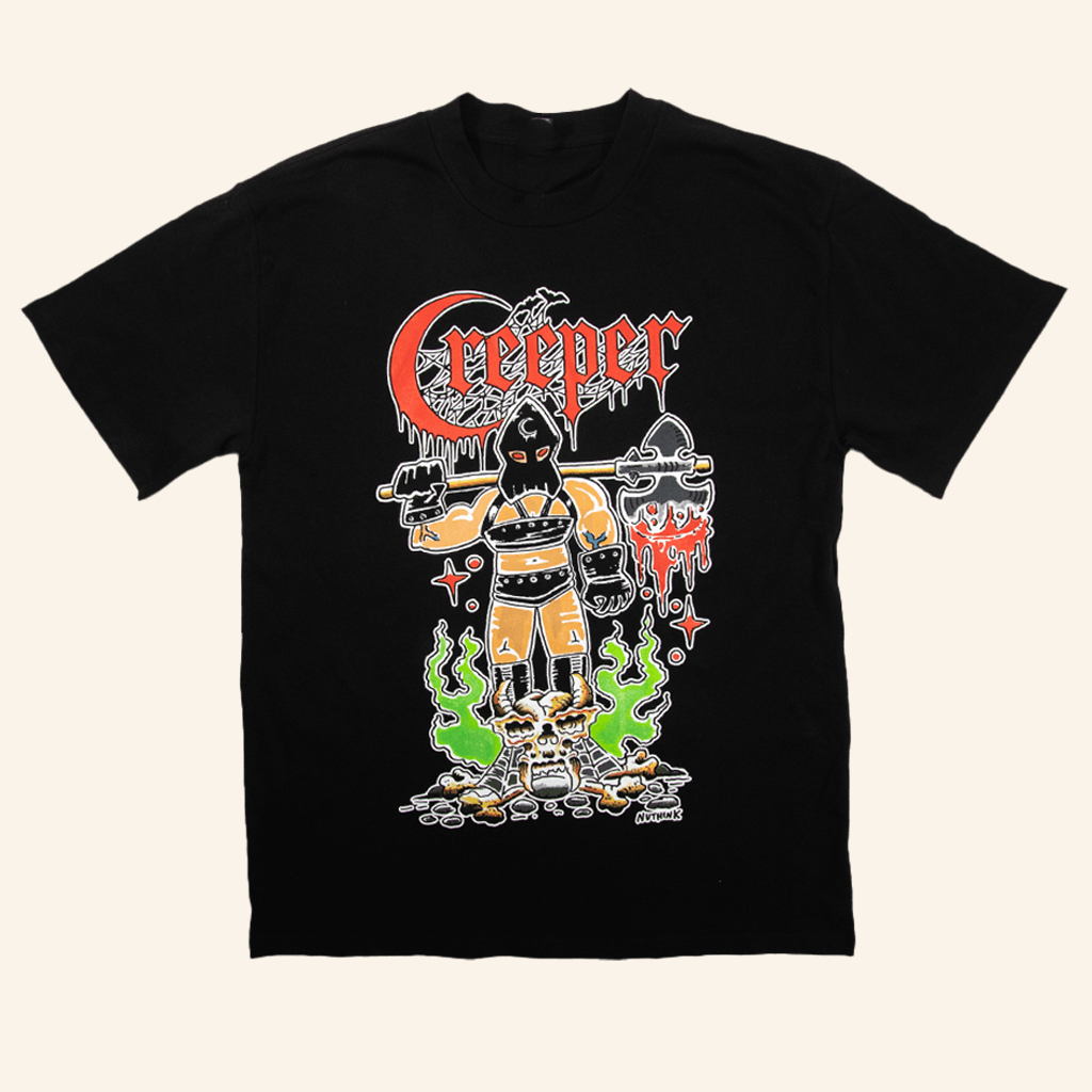Creeper Cult Merch Mistress Of Death Old School T-Shirt Gift Ideas For Music Lovers