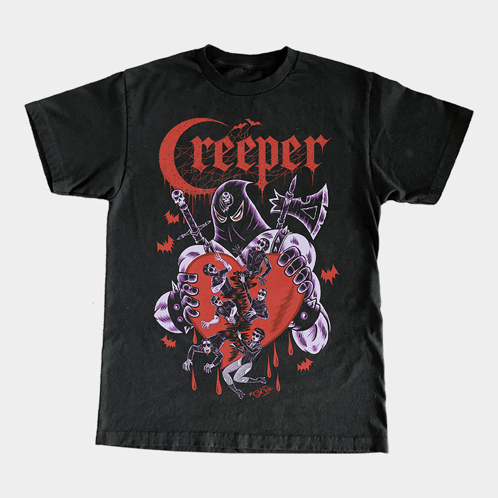 Creeper Cult Merch Sol Rac Valentines 2026 T-Shirt Creeper Shirt Gifts For Rock Lovers