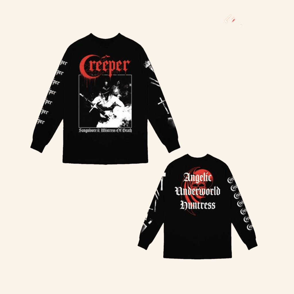 Creepercult Merch Mistress Of Death Long Sleeve T-Shirt Dad Gifts Creepercult Merch Mistress Of Death Long Sleeve T-Shirt Dad Gifts