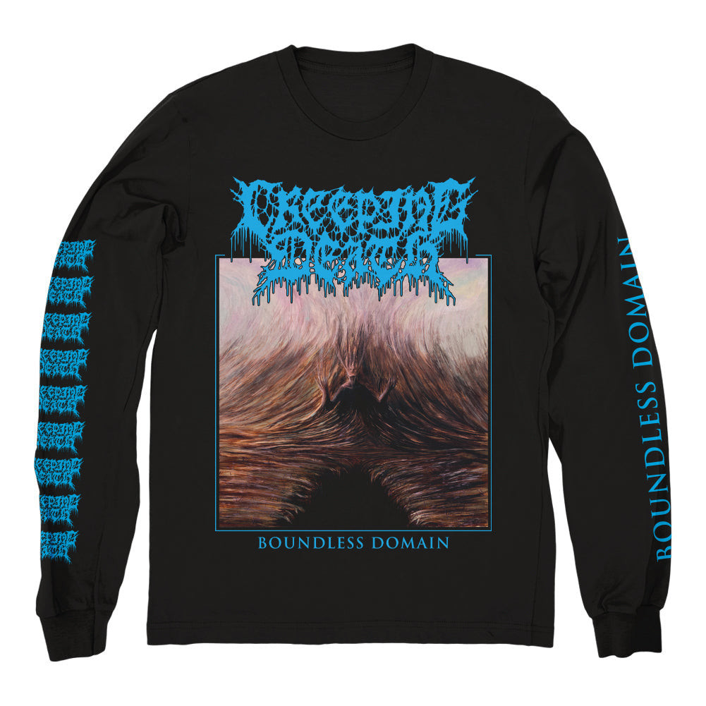 Creeping Death Merch Boundless Domain Long Sleeve Shirt Creeping Death Shirt Father's Day Gifts For Metal Music Lovers Creeping Death Merch Boundless Domain Long Sleeve Shirt Creeping Death Shirt Father's Day Gifts For Metal Music Lovers