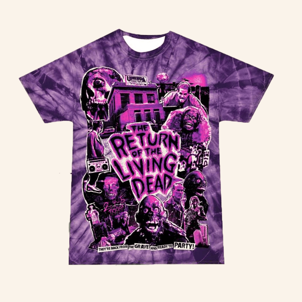 Creeporama Merch The Return Of The Living Dead Eat Your Brains Tie Dye T-Shirt Friends Gifts Creeporama Merch The Return Of The Living Dead Eat Your Brains Tie Dye T-Shirt Friends Gifts
