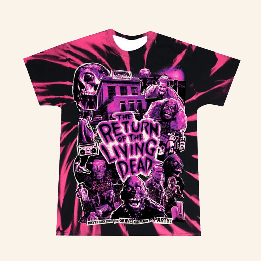 Creeporama Merch The Return Of The Living Dead They're Back Tie Dye T-Shirt Friends Gifts Creeporama Merch The Return Of The Living Dead They're Back Tie Dye T-Shirt Friends Gifts
