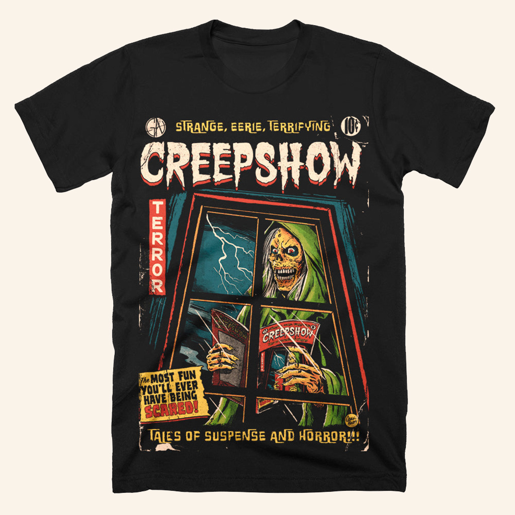 Creepshow Stranger Than Fiction T-Shirt Halloween Shirts For Adults Gifts For Father Creepshow Stranger Than Fiction T-Shirt Halloween Shirts For Adults Gifts For Father