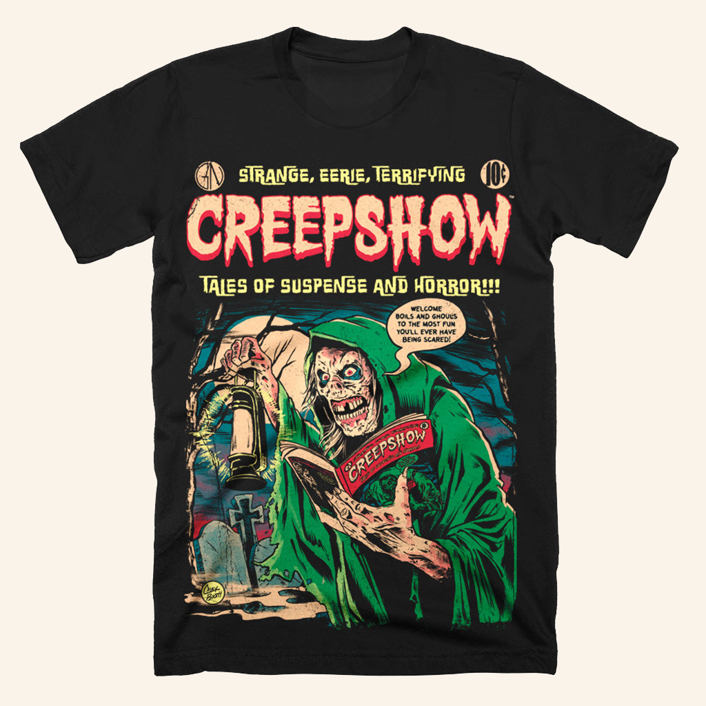 Creepshow Terrifying Tales T-Shirt Halloween Graphic Tees Best Gifts For Boyfriend Creepshow Terrifying Tales T-Shirt Halloween Graphic Tees Best Gifts For Boyfriend