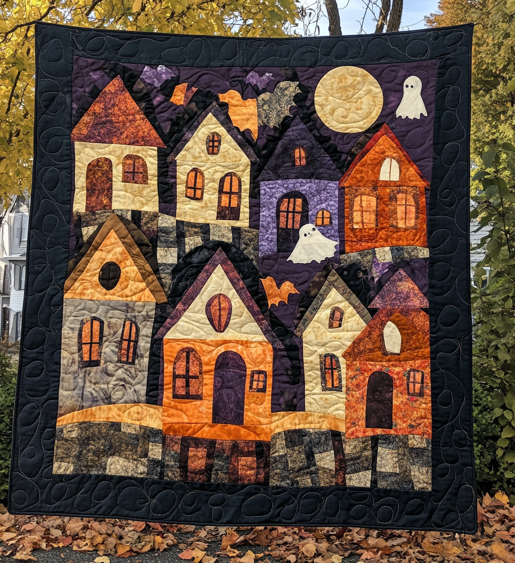 Creepy Critters Quilted Blanket Halloween Anniversary Gifts