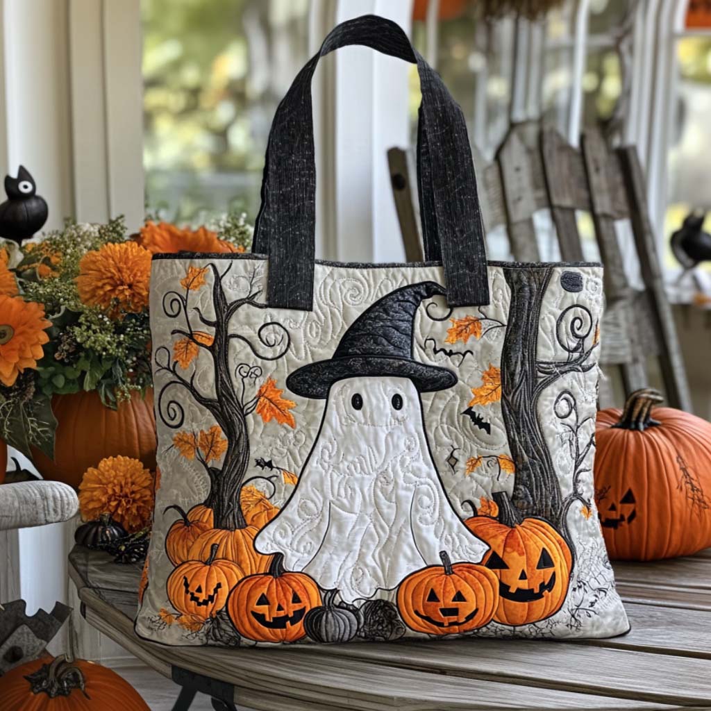 Creepy Cutie Quilted Tote Bag Halloween Gifts For Teens