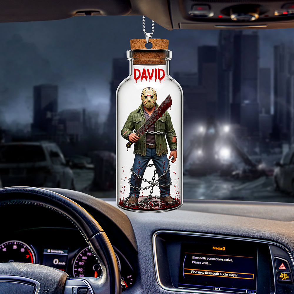 Creepy Killer Car Ornament Ã¯Â¿Â½ Personalized Gifts For Horror Movie Fans - Xmas Home Decoration Gift