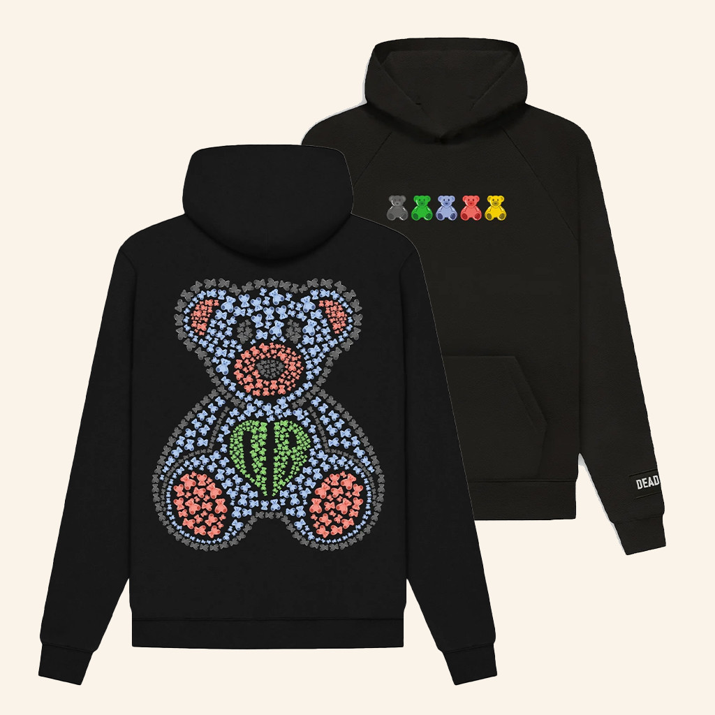 Crepdog Crew Merch Deadbear Gummy Bear Hoodie Great Gifts For Sisters