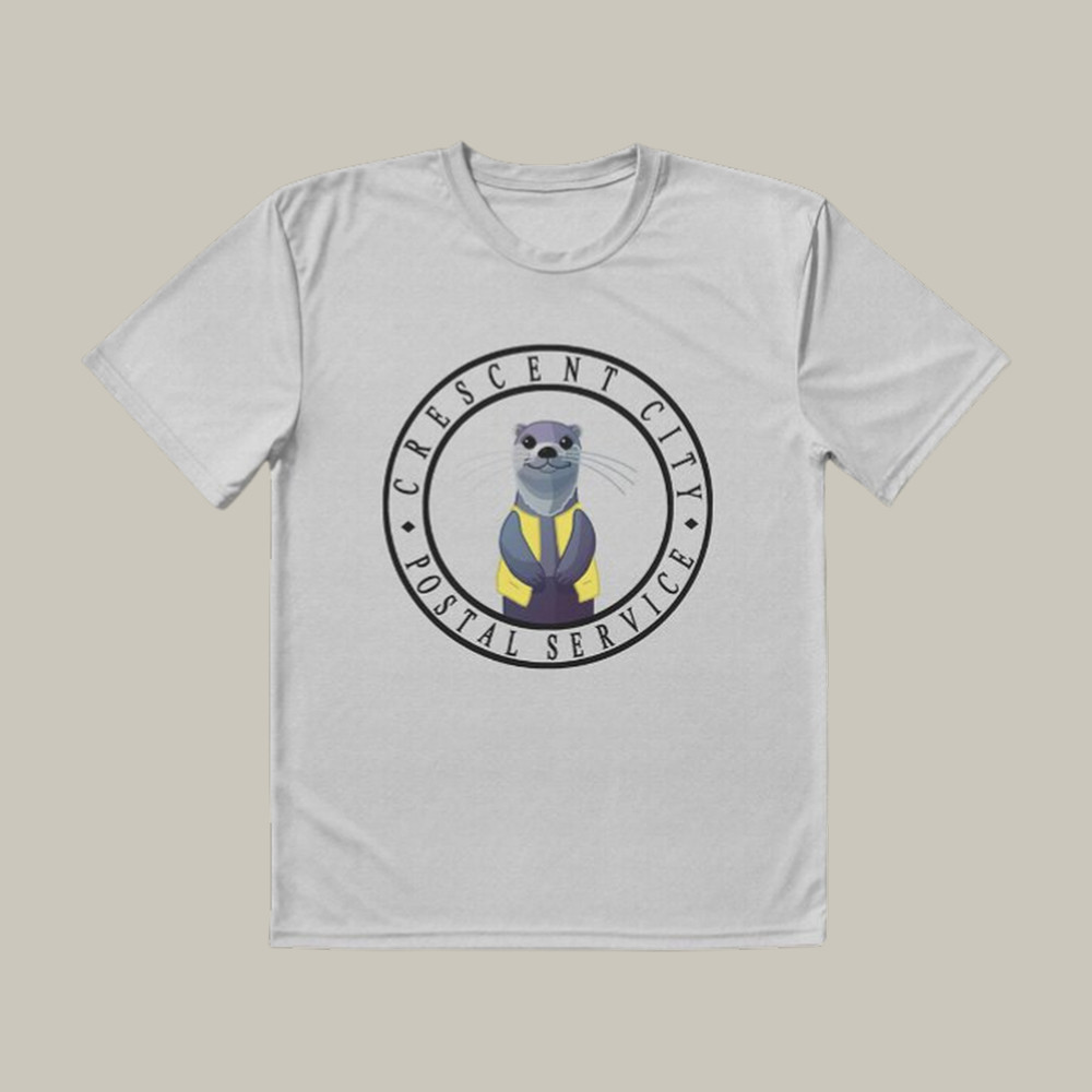 Crescent City Otter Messenger T-Shirt Throne Of Glass Clothes Book Lover Gift For Otter Lover