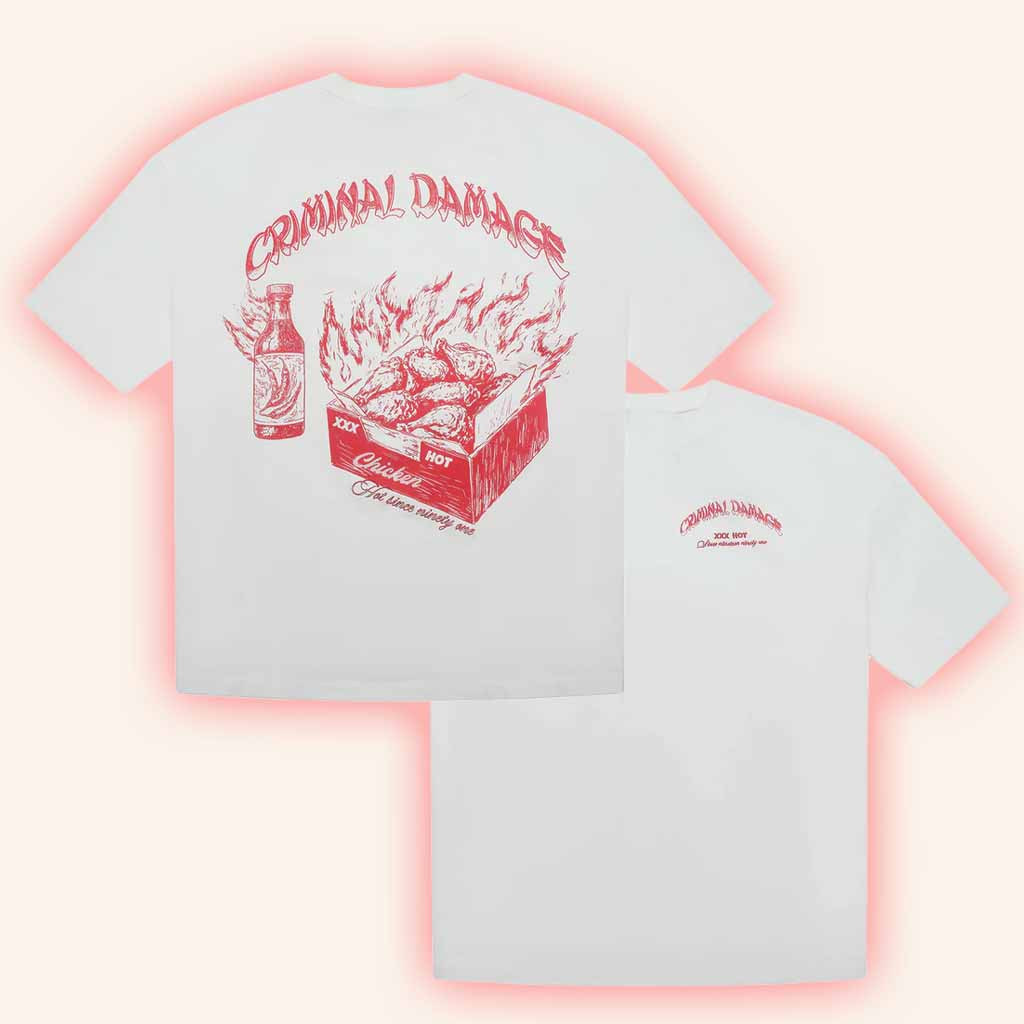 Criminal Damage Merch Hot Wings T-Shirt Christmas Gift Ideas For Men Criminal Damage Merch Hot Wings T-Shirt Christmas Gift Ideas For Men