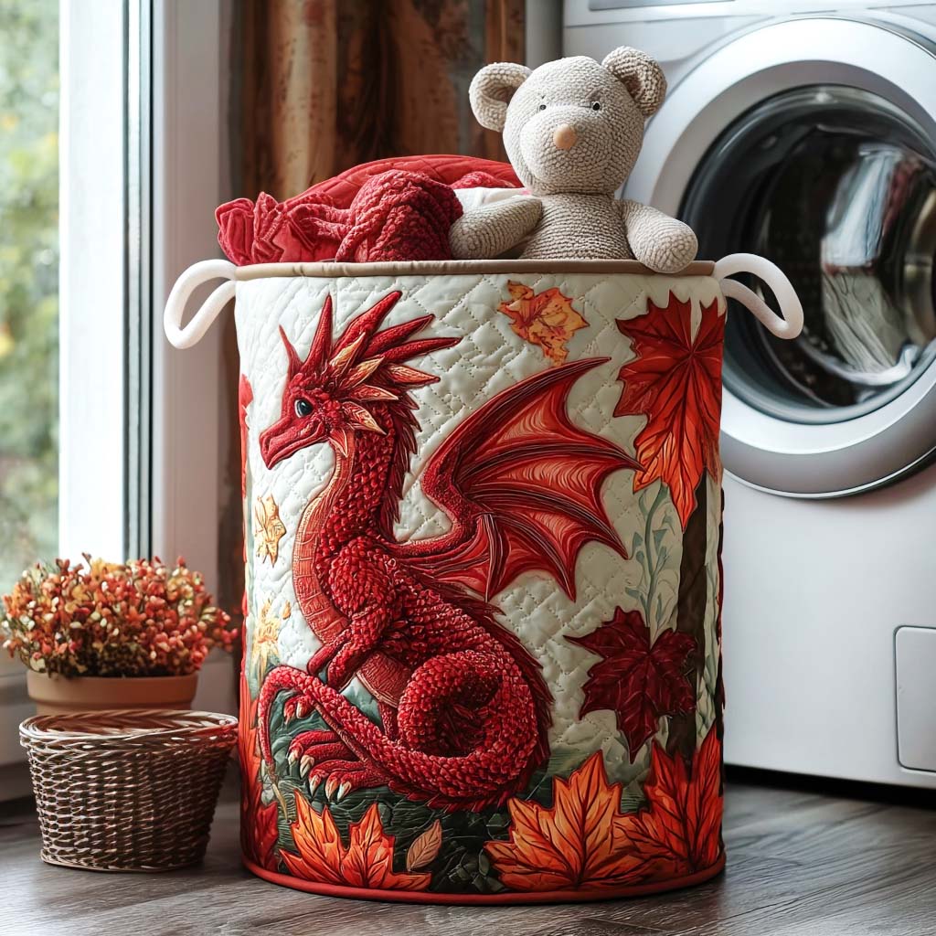 Crimson Roar Quilted Laundry Basket Easter Merch Gift